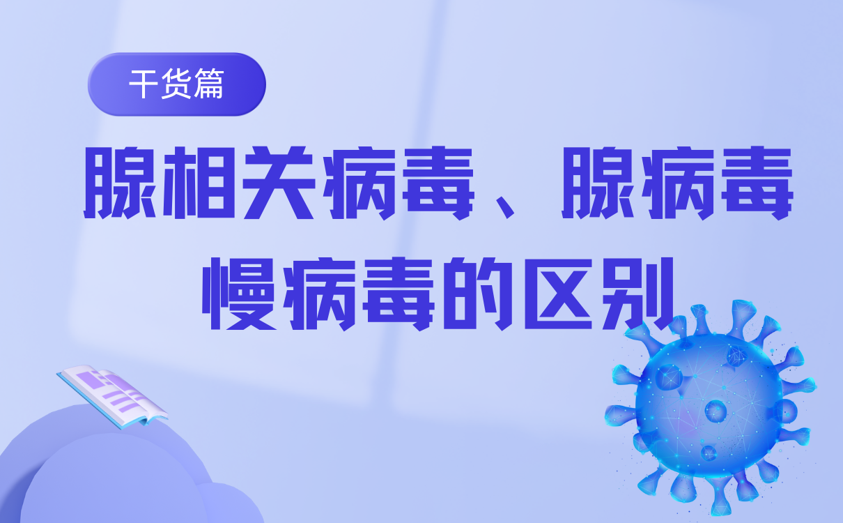 腺相关病毒、腺病毒和慢病毒的区别